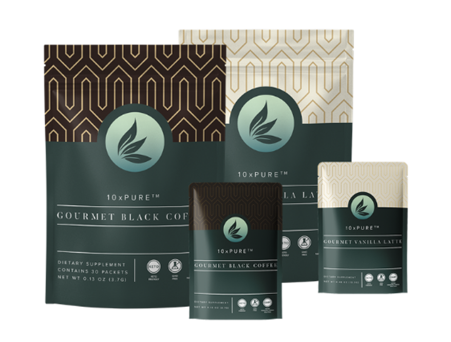 10x Pure Gourmet Black Coffee product